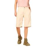 Straight Chino Bermuda Shorts in Tencel en Linnen Mason's , Beige , Da...