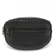 Pre-owned Leather shoulder-bags Bottega Veneta Vintage , Black , Heren