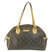 Pre-owned Canvas handbags Louis Vuitton Vintage , Brown , Dames