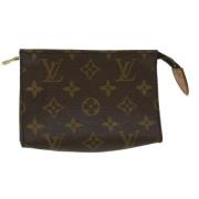 Pre-owned Canvas pouches Louis Vuitton Vintage , Brown , Dames