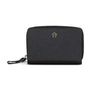 Portemonnee met Logo-Detail Aigner , Black , Dames