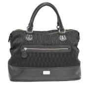 Pre-owned Leather totes Dior Vintage , Black , Dames