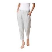 Zomer Dames Chino Jogger Broek Mason's , Blue , Dames