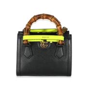 Pre-owned Leather totes Gucci Vintage , Black , Dames