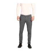 Milano Style Chino Broek Grijs Vogelogen Patroon Mason's , Gray , Here...