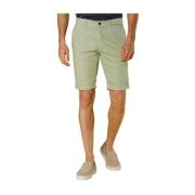 London Heren Chino Bermuda Shorts Mason's , Green , Heren