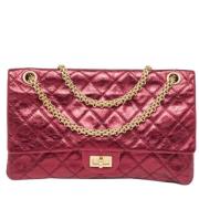 Pre-owned Leather chanel-bags Chanel Vintage , Red , Dames