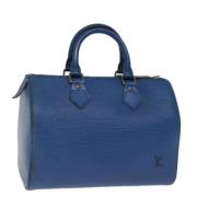 Pre-owned Leather louis-vuitton-bags Louis Vuitton Vintage , Blue , Da...