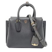 Pre-owned Leather totes MCM Pre-owned , Gray , Dames