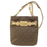 Pre-owned Canvas shoulder-bags Michael Kors Pre-owned , Brown , Dames