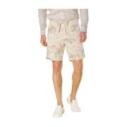 Camouflage Chino Bermuda Shorts Mason's , Beige , Heren