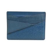 Pre-owned Leather wallets Loewe Pre-owned , Blue , Dames