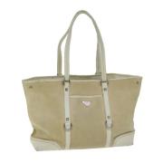 Pre-owned Canvas totes Prada Vintage , Beige , Dames