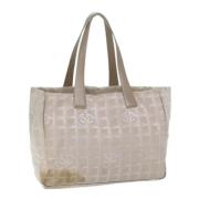 Pre-owned Nylon totes Chanel Vintage , Beige , Dames