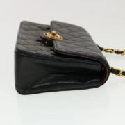 Pre-owned Leather chanel-bags Chanel Vintage , Black , Dames