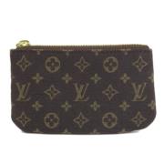 Pre-owned Canvas wallets Louis Vuitton Vintage , Brown , Dames