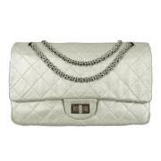 Pre-owned Leather chanel-bags Chanel Vintage , Beige , Dames