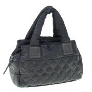 Pre-owned Nylon chanel-bags Chanel Vintage , Black , Dames