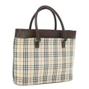 Pre-owned Nylon totes Burberry Vintage , Beige , Dames