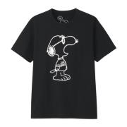 Beperkte oplage Peanuts Gape Outline Tee Kaws , Black , Heren