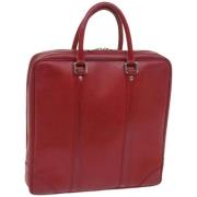 Pre-owned Leather louis-vuitton-bags Louis Vuitton Vintage , Red , Dam...