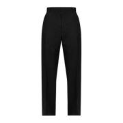 Wollen broek met vouw Moschino , Black , Heren