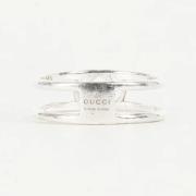 Pre-owned Metal rings Gucci Vintage , Gray , Dames