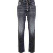 Zwarte Denim Jeans Dondup , Black , Dames