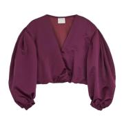 Stijlvolle Overhemden Collectie Forte Forte , Purple , Dames