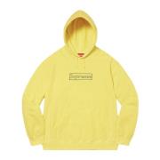 Limited Edition Krijt Box Logo Hoodie Kaws , Yellow , Heren