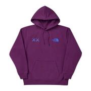 Paars/Blauwe Hoodie Limited Edition Kaws , Purple , Heren