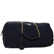 Pre-owned Nylon handbags Prada Vintage , Blue , Dames