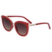 Rode Resin Zonnebril voor Vrouwen Guess , Red , Dames