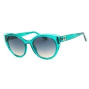 Groene plastic zonnebril voor vrouwen Guess , Green , Dames