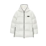 Witte Hooded Donsjas Aw23 Duvetica , White , Dames