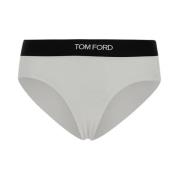 Jersey Slip Jurk Tom Ford , White , Dames