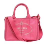 Pre-owned Denim totes Prada Vintage , Pink , Dames