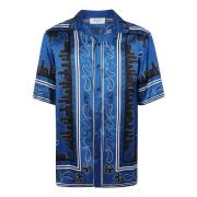 Blauwe Shirts voor Mannen Ss24 Off White , Blue , Heren