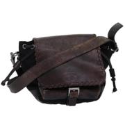 Pre-owned Leather prada-bags Prada Vintage , Brown , Dames