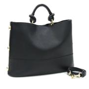 Pre-owned Fabric handbags Salvatore Ferragamo Pre-owned , Black , Dame...