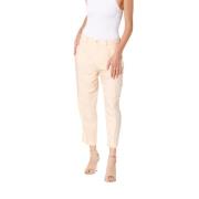 Zomer Dames Chino Jogger Broek Mason's , Pink , Dames