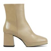 Gebroken witte Enkellaarsjes Lina Locchi , Beige , Dames