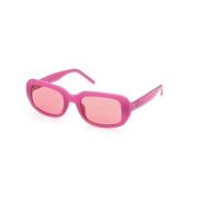 Roze Injectie Zonnebril voor Vrouwen Guess , Pink , Dames