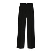 Geplooide broek Salvatore Ferragamo , Black , Heren