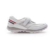 Witte Textiel Sneaker Hybrid Velcro Gabor , White , Dames