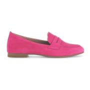 Roze Suède Mocassins Gabor , Pink , Dames