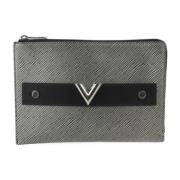 Pre-owned Fabric louis-vuitton-bags Louis Vuitton Vintage , Gray , Dam...