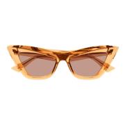 Sunglasses Bottega Veneta , Orange , Dames