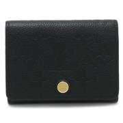 Pre-owned Leather wallets Louis Vuitton Vintage , Black , Dames