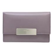 Pre-owned Leather key-holders Prada Vintage , Purple , Dames